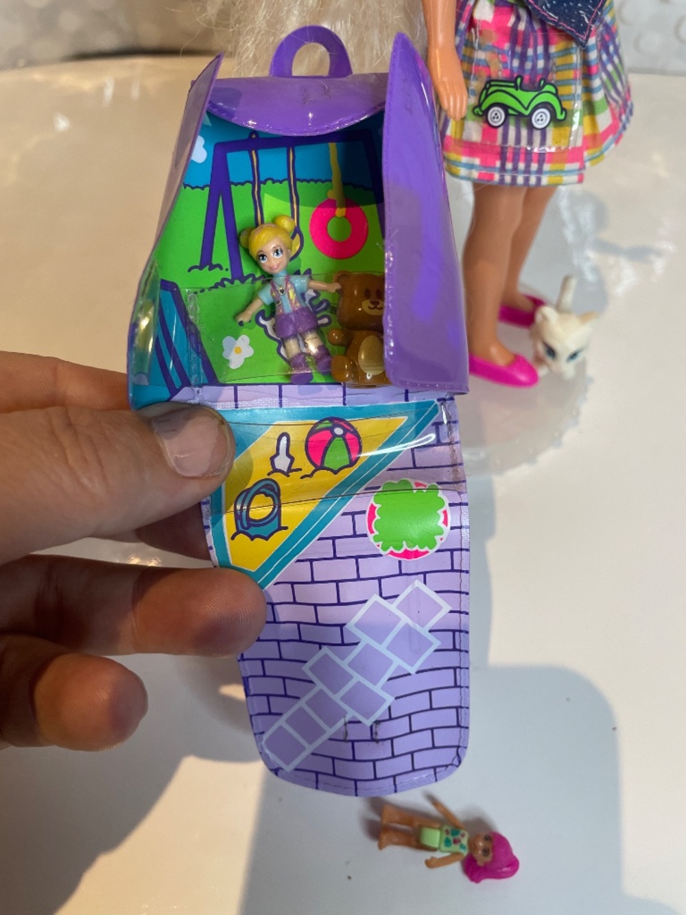 Vintage 1994 🎒🛝Stacie Polly Pocket doll - Picture 10 of 16